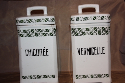 Brocante kruidenpotten